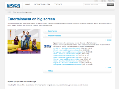 Epson Home Cinema 2009: Ilustrácia 5